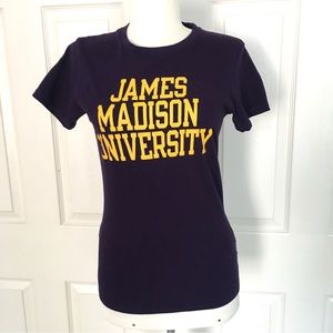 WOMENS JAMES MADISON UNIVERSITY JMU CREWNECK T SHIRT
